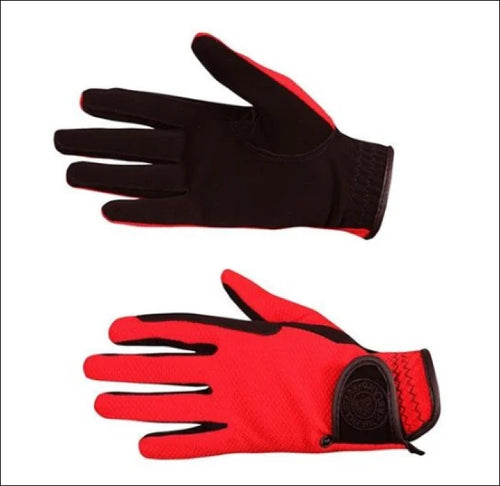 Turfmasters 925 Childs Gloves - Red / 4/6 Years