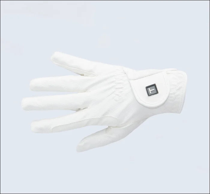 Turfmasters Elite Riding Gloves - 6 / White