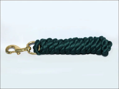 Turfmasters Lead Rope With Solid Brass Clip - Green