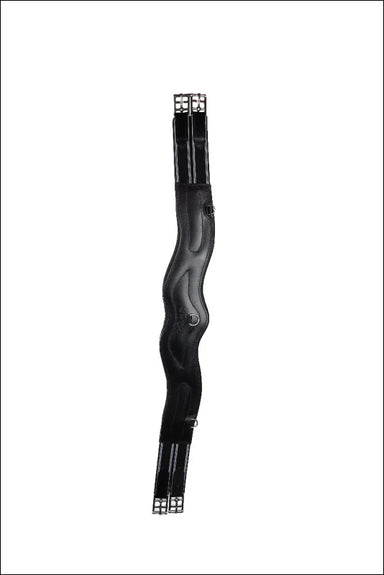 Turfmasters Leather Shaped Girth - Black / 36’’