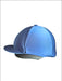 Turfmasters Lycra Hat Silk With Button - Blue