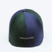 Turfmasters Lycra Hat Silk With Button - Navy\Green