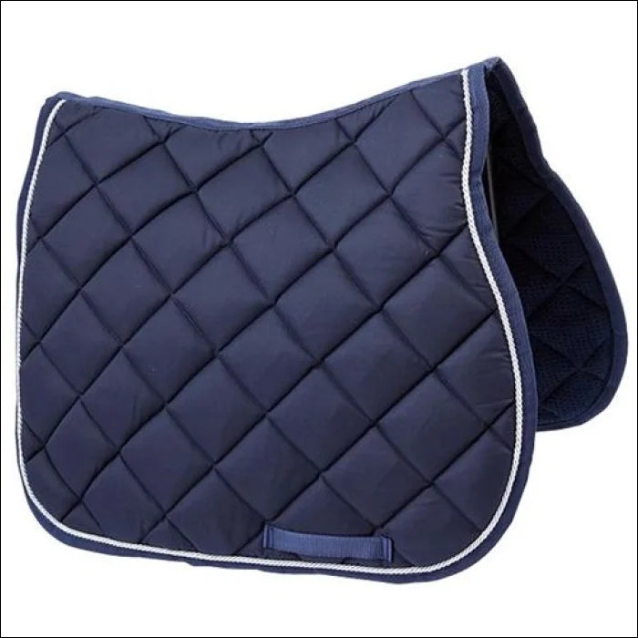 Turfmasters Piped Saddle Cloth - Full / Navy