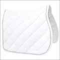 Turfmasters Piped Saddle Cloth - Full / White