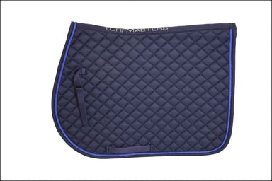 Turfmasters Piped Saddlepad - Navy/Royal Blue / Pony/Cob