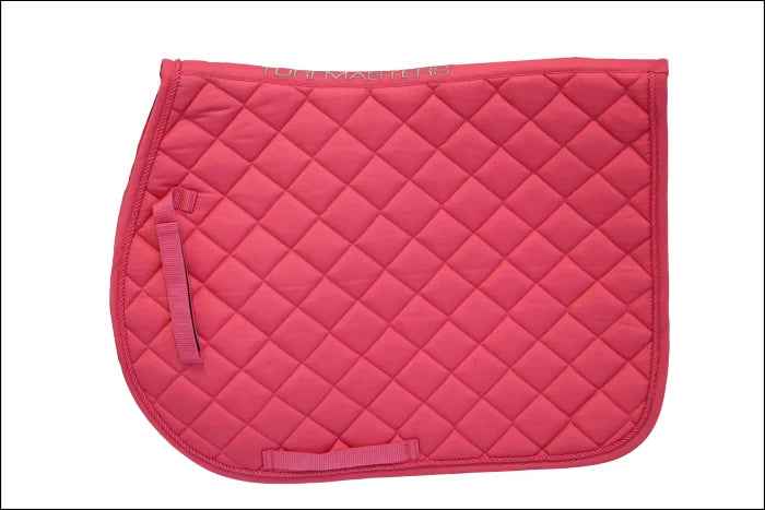 Turfmasters Piped Saddlepad - Rose/Rose / Pony/Cob