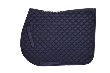Turfmasters Plain Saddlepad - Navy / Pony/Cob