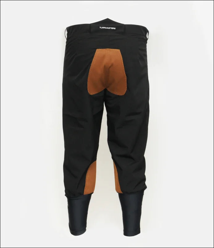 Turfmasters Water Resistant Exercise Breeches - Black/Brown