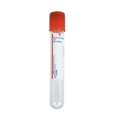Vacutainer Pl Serum Tub - Red - 10ml / Red