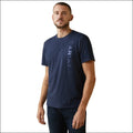 Ariat Vertical Logo T-Shirt - XS / Navy