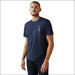 Ariat Vertical Logo T-Shirt - XS / Navy