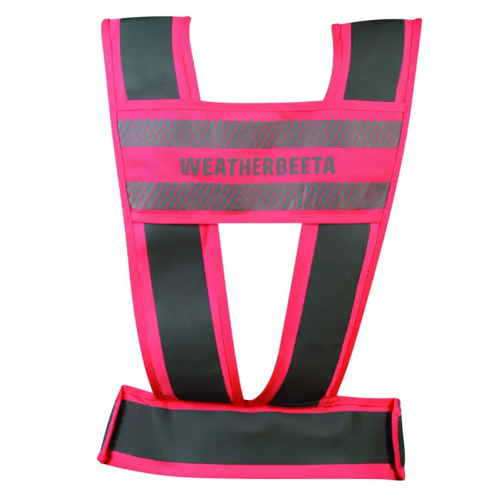 Weatherbeeta Jnr Hi-Viz Harness - Pink - MEDIUM