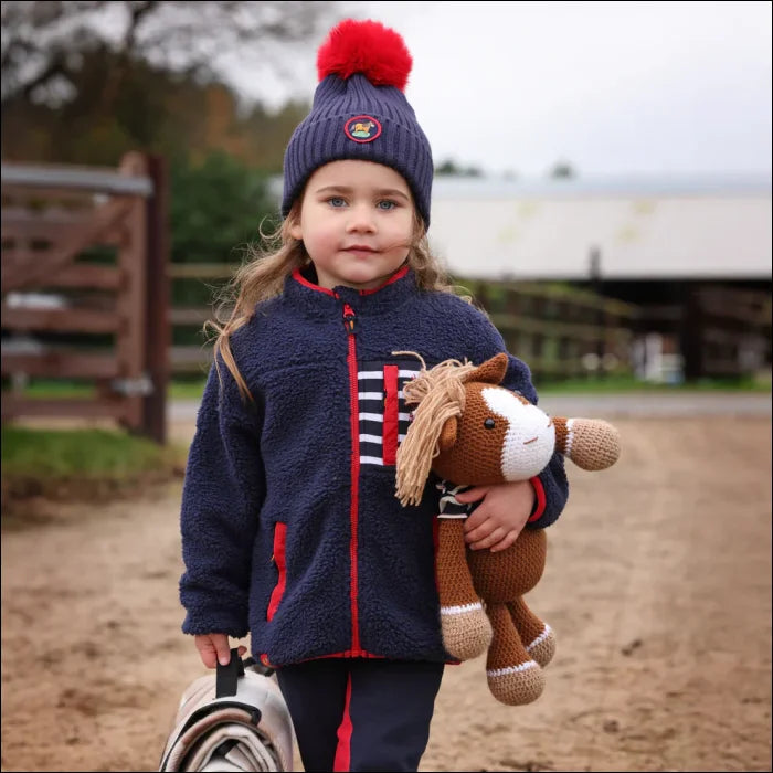 Winnie & Me Child Bobble Hat - Navy