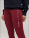 Tommy Womens Elmira Winter Full Grip Leggings - Rouge