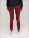 Tommy Womens Elmira Winter Full Grip Leggings - Rouge