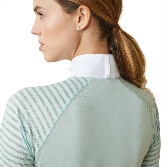 Ariat Womens Aptos Vent Show Shirt - Aqua Foam