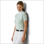 Ariat Womens Aptos Vent Show Shirt - Aqua Foam