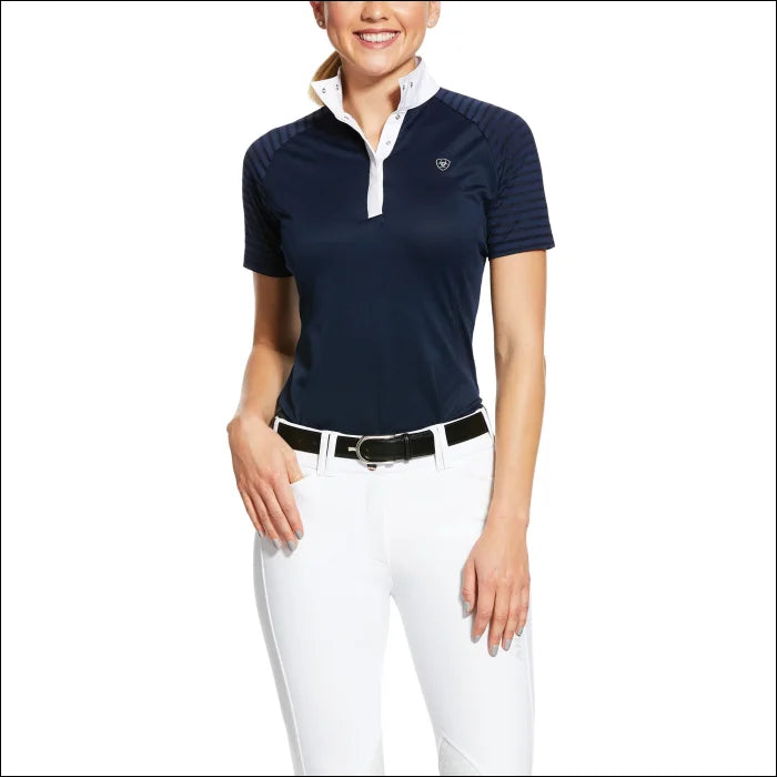 Womens Aptos Vent Show Shirt - Aqua Foam - XS / Navy