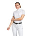 Womens Aptos Vent Show Shirt - Aqua Foam - XS / White