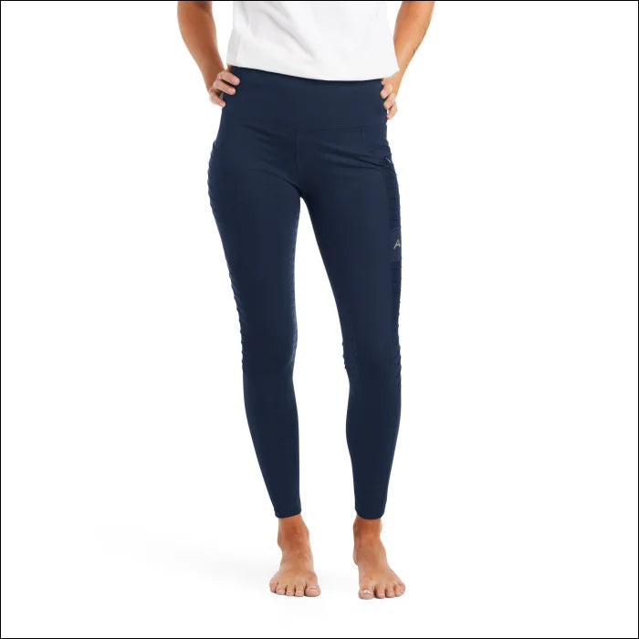 Ariat Womens Eos Moto Full Seat Tights - XL\16 / Navy