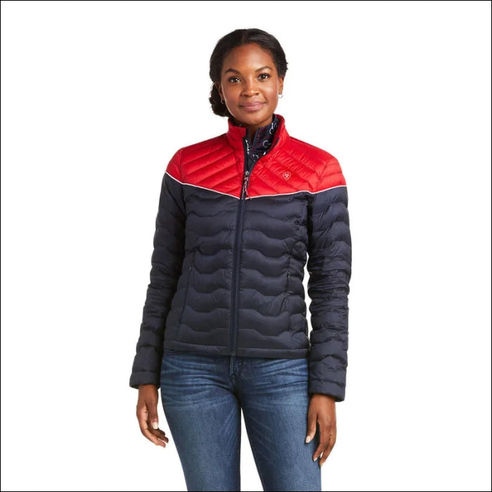 Ariat Womens Ideal 3.0 Down Jacket - Team Colorblock