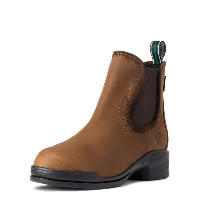 Womens Keswick Steel Toe Boots - Distressed Brown