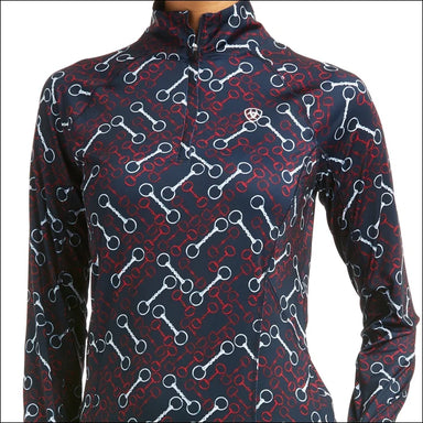 Ariat Womens Lowell 2.0 1/4 Zip - Team Print