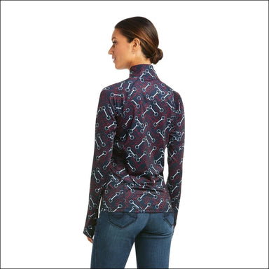 Ariat Womens Lowell 2.0 1/4 Zip - Team Print