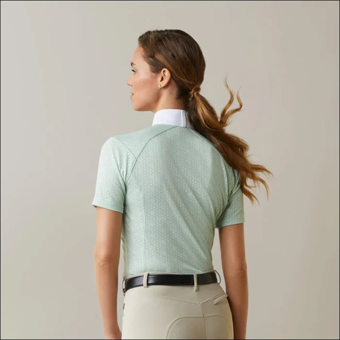 Ariat Womens Showstopper Show Shirt - Aqua