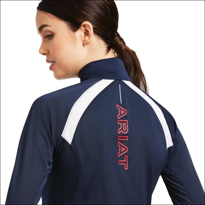 Ariat Womens Sunstopper 2.0 1/4 Zip Base Layer - Team