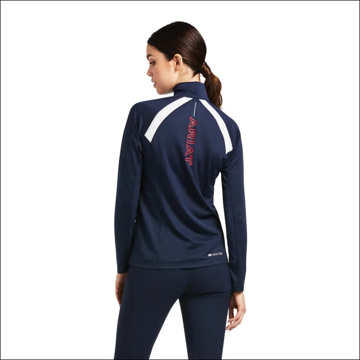 Ariat Womens Sunstopper 2.0 1/4 Zip Base Layer - Team