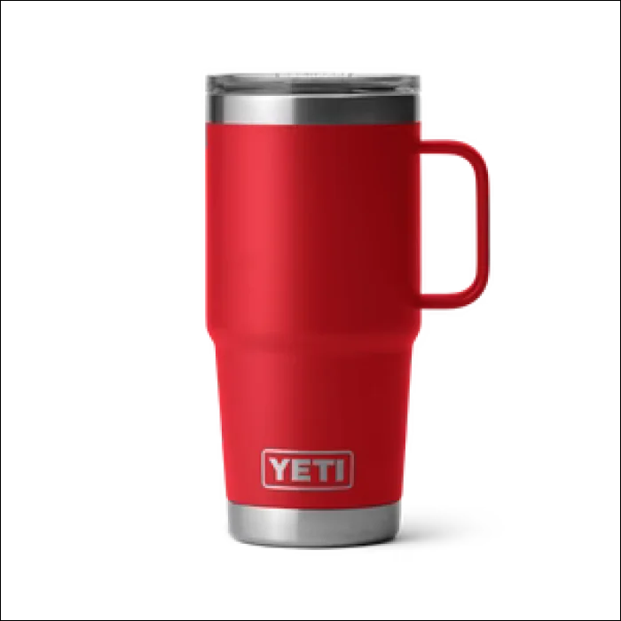 Yeti Rambler 20 OZ Travel Mug - Rescue Red