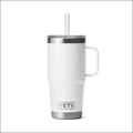 Yeti Rambler 25 OZ Straw Mug - White