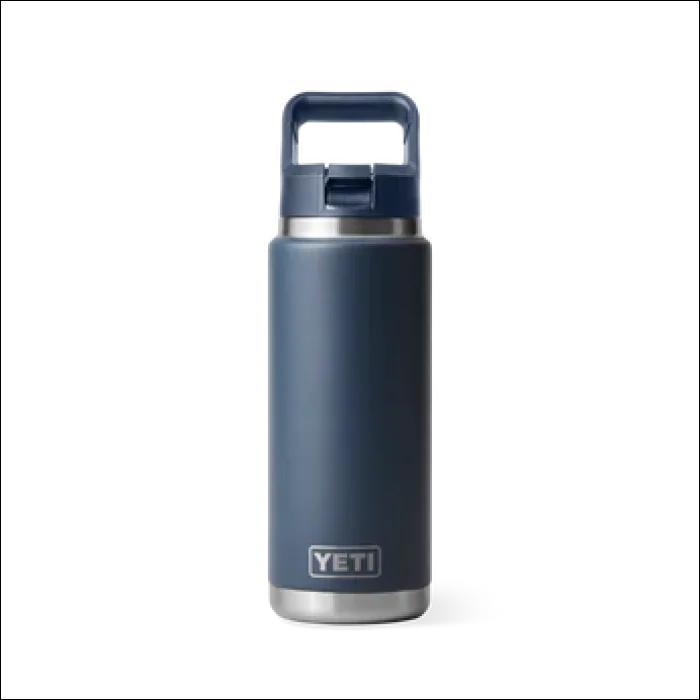 Yeti Rambler 26 OZ Straw Bottle - Navy
