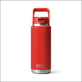 Yeti Rambler 26 OZ Straw Bottle - Rescue Red
