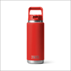 Yeti Rambler 26 OZ Straw Bottle - Rescue Red