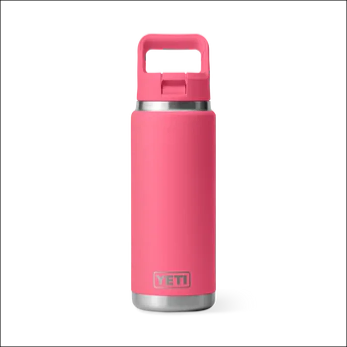 Yeti Rambler 26 OZ Straw Bottle - Tropical Pink