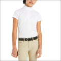 Ariat Youth Aptos Short Sleeve Show Shirt - White