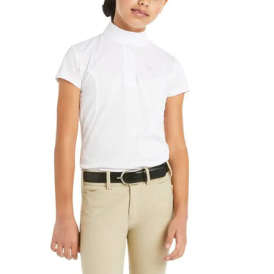 Youth Aptos Short Sleeve Show Shirt - White