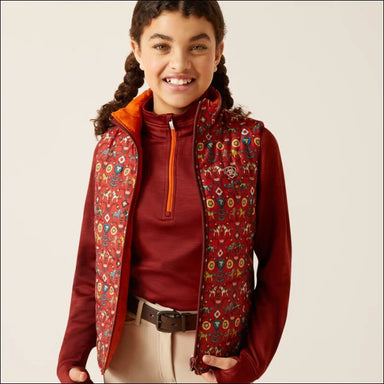 Youth Bella Ins Reversible Gilet - Dala Horse/Arctc