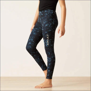 Youth EOS Print FS Tights - Stormy Skies