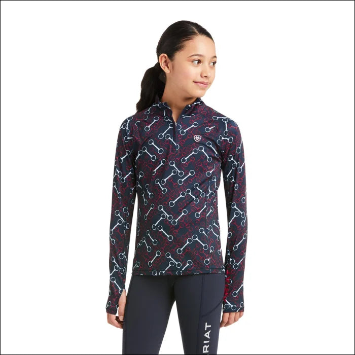 Ariat Youth Lowell 2.0 1/4 Zip - Team Print