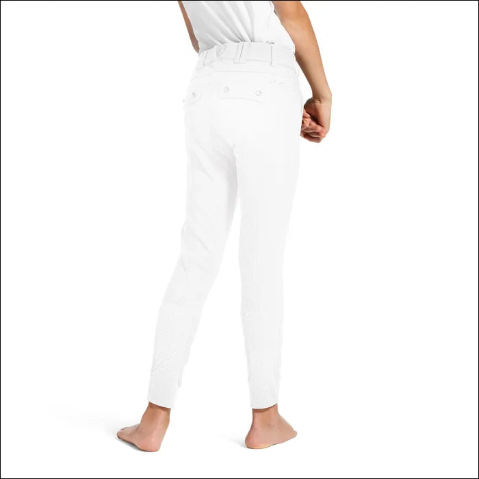 Ariat Youth Tri Factor Grip Full Seat - White