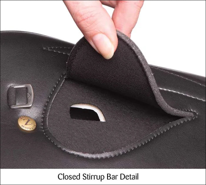 Zilco Full Tree Exercise Saddle - Black Suede - 3.15kg