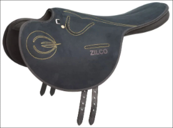Zilco Full Tree Exercise Saddle - Black Suede