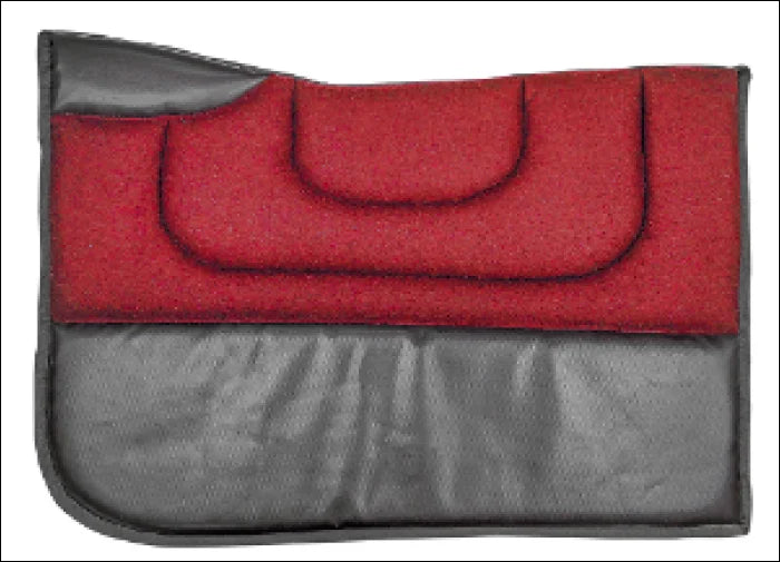 Zilco Trackwork Pad - Wool - Red/Black