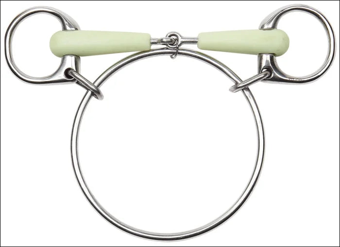 Zilco White Mouth Dexter Snaffle Bit - 5’ (12.5 cm)